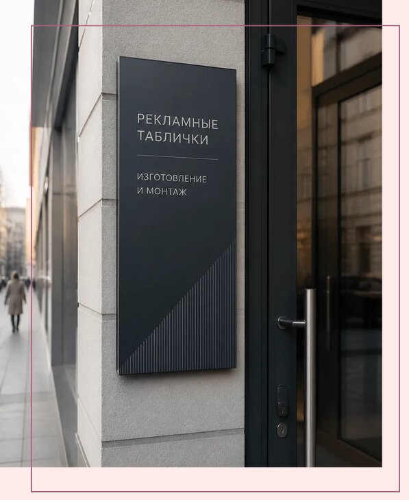 Рекламные таблички в Казани по цене от 4778 р. | Аванза-Кзн