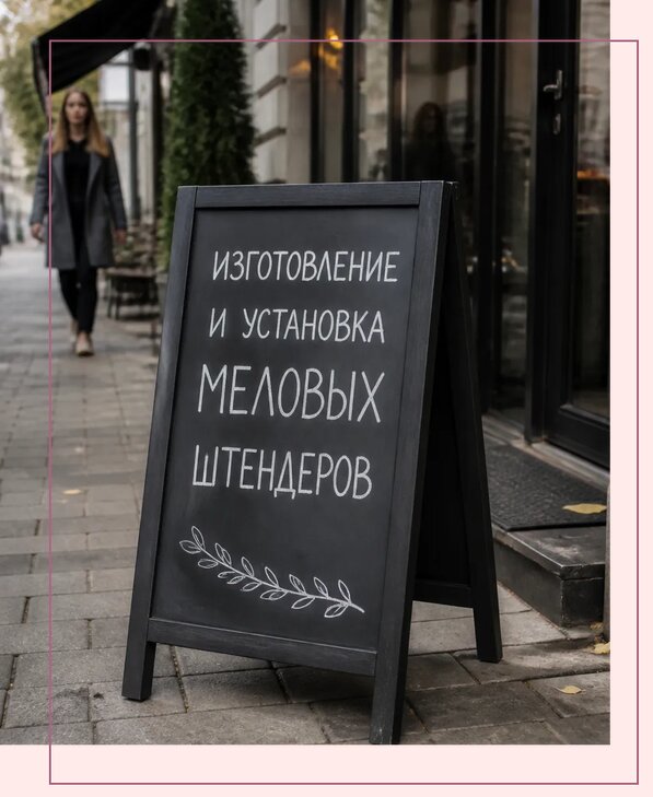 Меловые штендеры в Казани по цене от 6901 р. | Аванза-Кзн